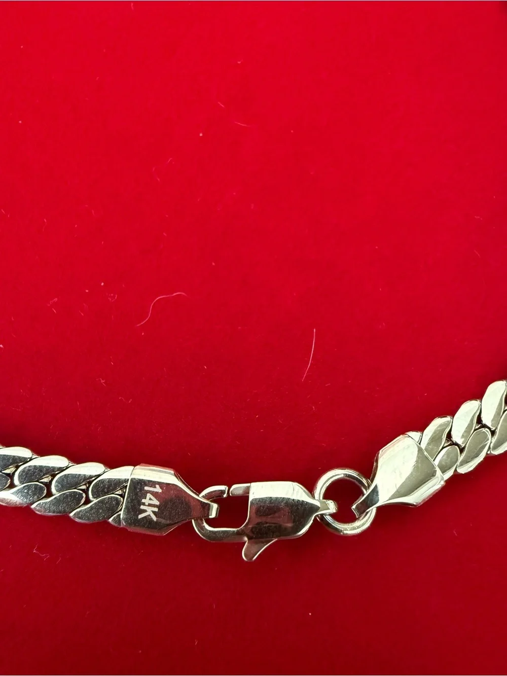 23 Inch Herringbone Cross Necklace 18k dipped, 14k stamped AAACZ